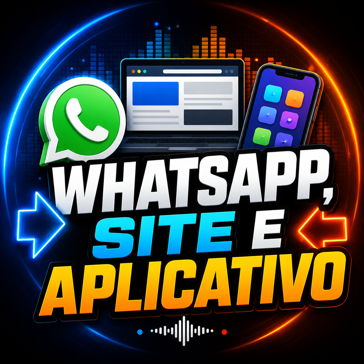 Vinhetas Faladas – Pacote WhatsApp – Site – Aplicativo