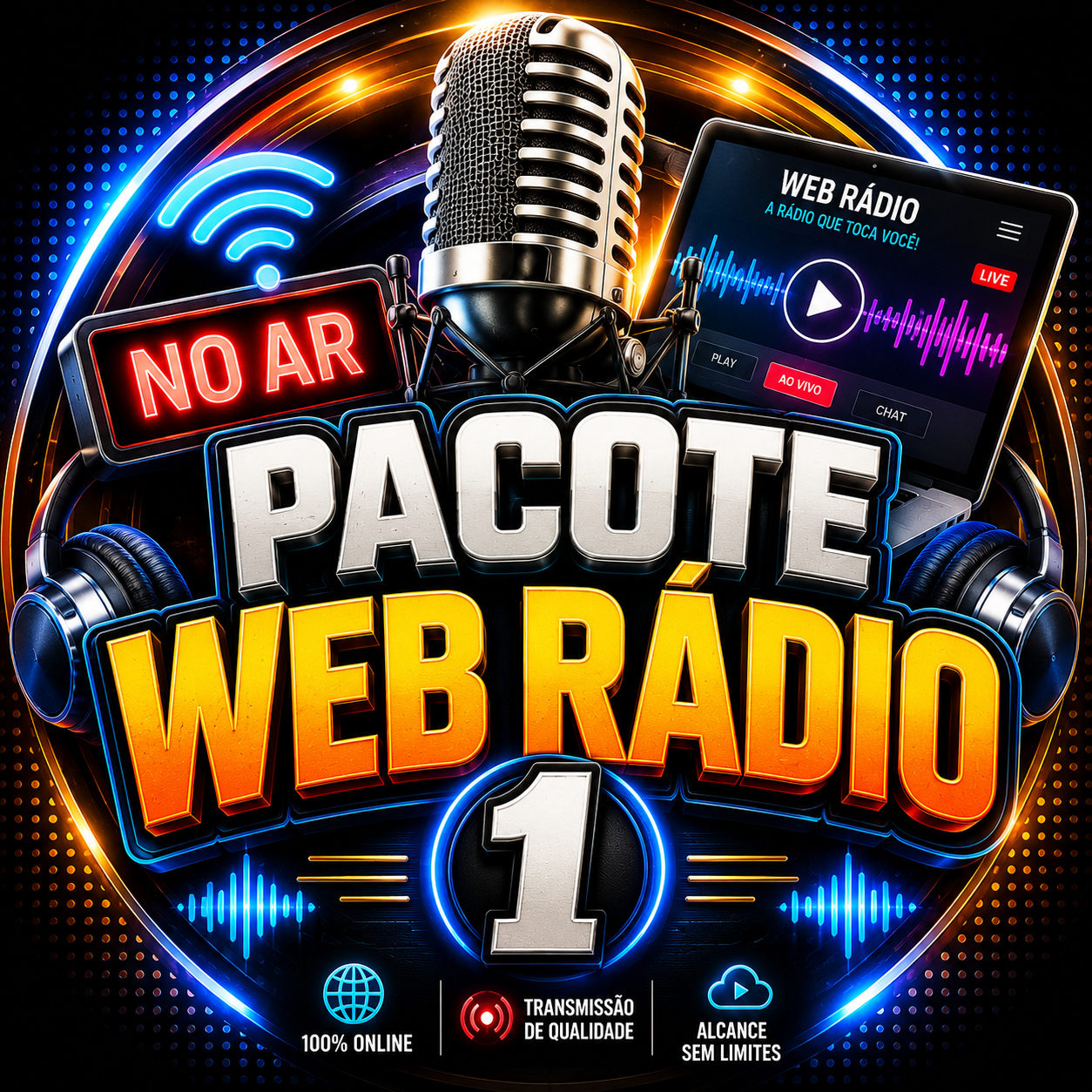 Vinhetas Faladas – Pacote Web Rádio